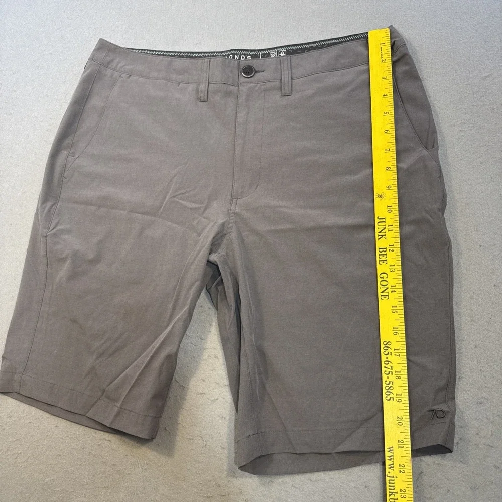 7 Diamonds Infinity Pants GRAY MENS 36 4-Way Stretch Golf Chino Trouser